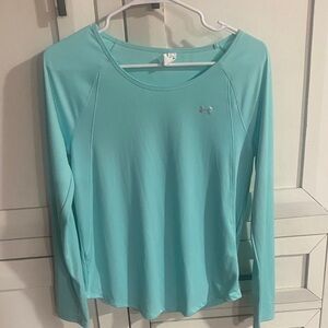 Under Armour Women's Light Blue Long Sleeve Tee